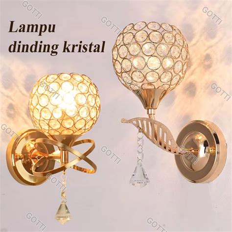 Jual Lampu Dinding Kristal Gaya Modern Untuk Dekorasi Rumah Wall Lamp