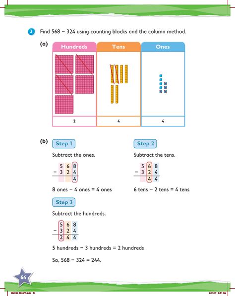 Max Maths Year 4 Learn Together Subtracting 2 And 3 Digit Numbers