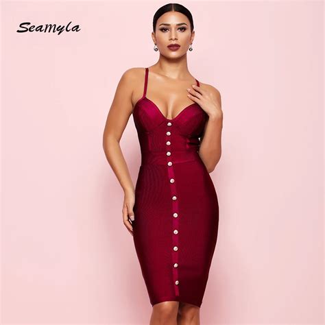 Seamyla 2020 New Bandage Dresses Women Summer Sexy Evening Party Vestidos Blue Night Club Dress