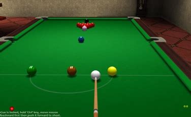 3D Online Snooker - standaloneinstaller.com