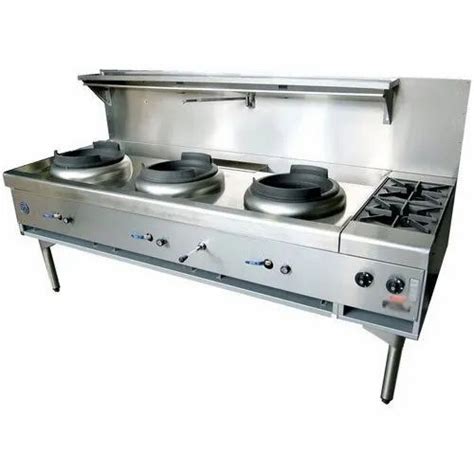 Silver Stainless Steel Ss Chinese Cooking Range At Rs In Bengaluru