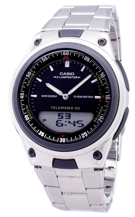 Casio Analog Digital Telememo Illuminator Aw D Avdf Aw D Av