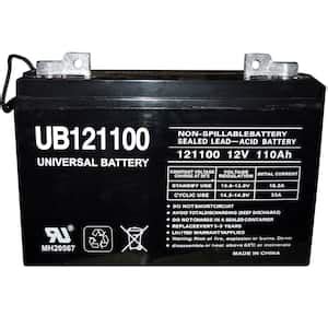 UPG 12 Volt 50 Ah L2 Terminal Sealed Lead Acid SLA AGM Rechargeable