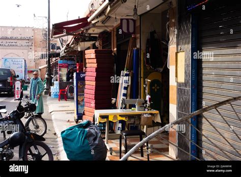 Marrakesh Morocco November 17 2018 Shops Just Outside The Medina