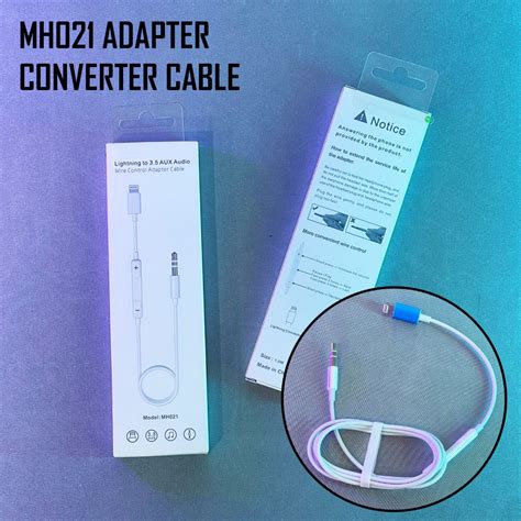 Jual KOMPATIBEL FOR KABEL AUDIO MOBIL Iphone MH021 LIGHTNING MALE TO 3