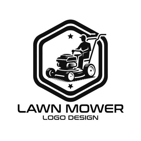 Premium Vector Lawn Mower Vector Logo Design