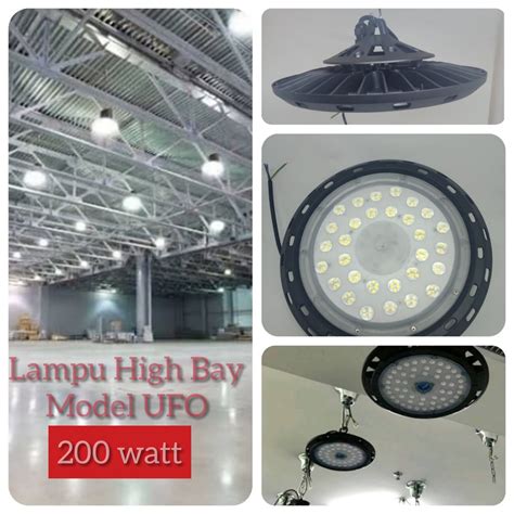 Jual Lampu Highbay High Bay Ufo Watt W Watt Industri Lamp