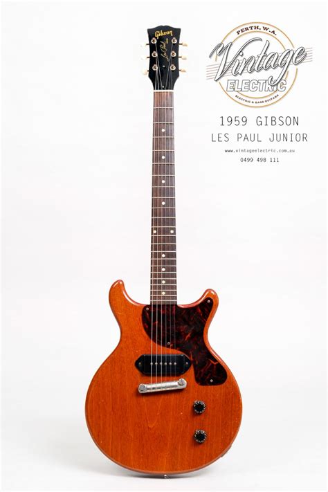 1959 Gibson Les Paul Jr Cherry Guitar Vintage Electric