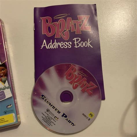 Bratz Slumber Party Dvd 2006 With Address Book Region 4 Retro Unit