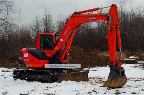 2011 Kubota Kx080 3 Excavator With Heated Cab A C Standard Blade