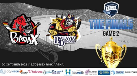 Final Game 2 Indonesia Ice Hockey League IIHL City Vision 2022 Badax