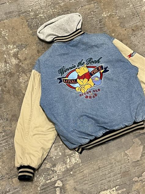 Vintage Rare Vintage Disney Winnie The Pooh Deniem Jacket Grailed