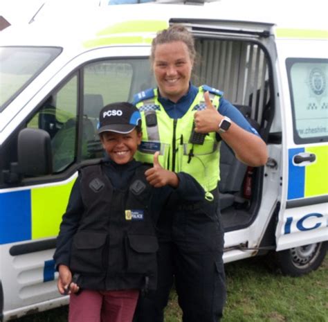 Chester Police And Pcso Davies Kick Off Physical Activity In Local