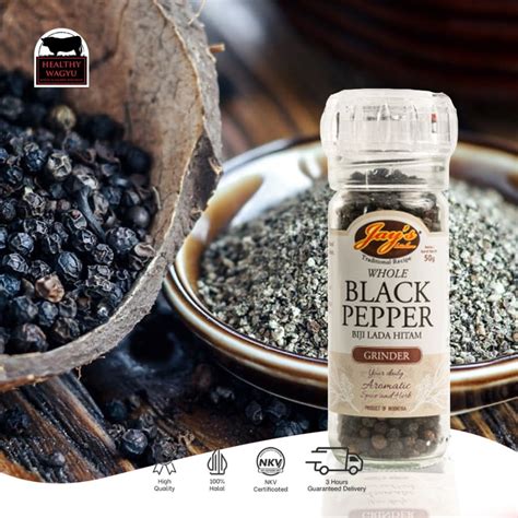 JAY'S BLACKPEPPER GRINDER 50GR - Healthy Wagyu