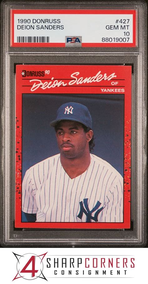 Deion Sanders 1990 Donruss 427 Base Price Guide Sports Card Investor