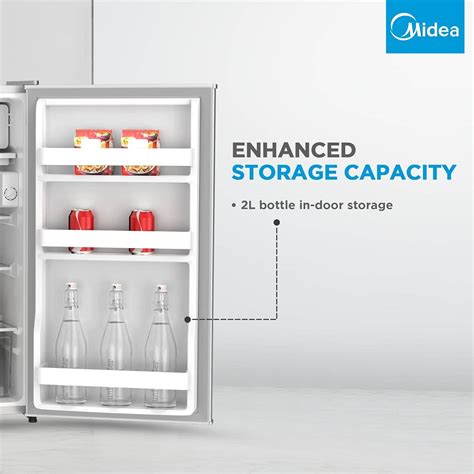 Midea 120L Single Door Refrigerator With Separate Chiller Compartment