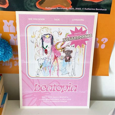 Beabadoobee Beatopia Retro Movie Print A4 Poster Etsy Uk Movie