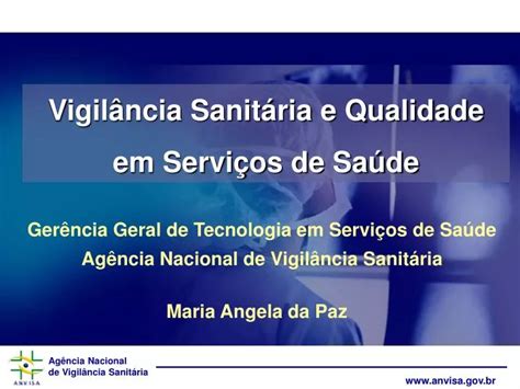 Ppt Vigil Ncia Sanit Ria E Qualidade Em Servi Os De Sa De Powerpoint