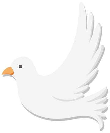 White Dove Clipart Dove Open Wing - Dove Line Drawing - Free - Clip Art ...