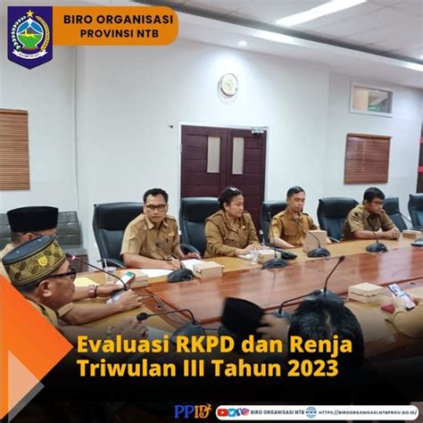 Rapat Evaluasi Rkpd Dan Renja Triwulan Iii Tahun Lingkup