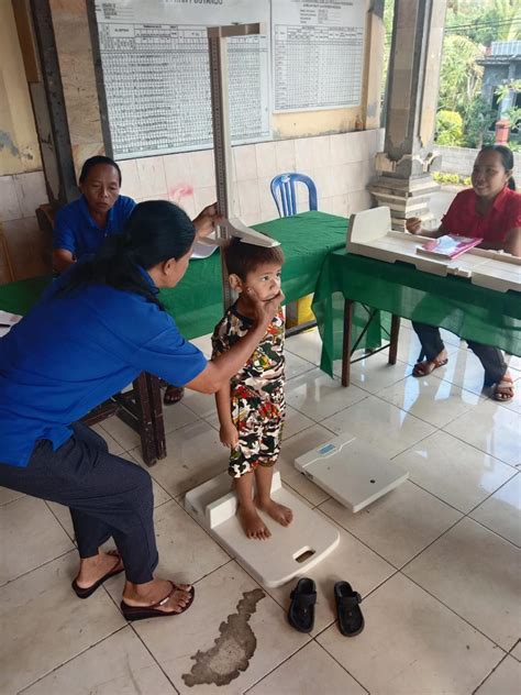 Posyandu Balita Bulan April Tahun Di Banjar Dinas Munduk Desa