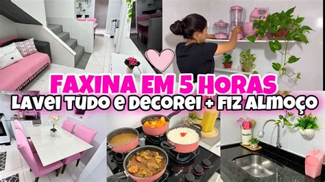 Faxina Pesada Completa Em Horas Lavei E Decorei O Lar Fiz Carne