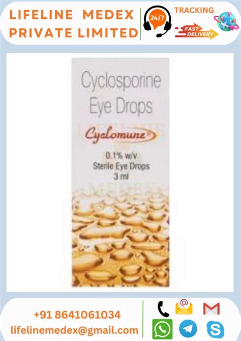 Cyclomune Eye Drop Packaging Type Bottle At Rs Piece In Nagpur