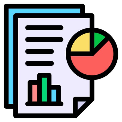 Icono De Reporte De Negocios Generic Outline Color