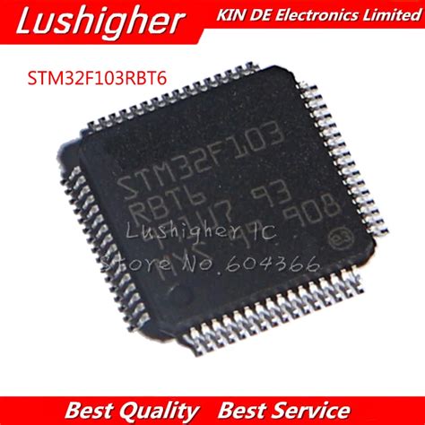 10pcs Stm32f103rbt6 Lqfp64 Stm32f103 Qfp 32f103rbt6 32f103 Integrated