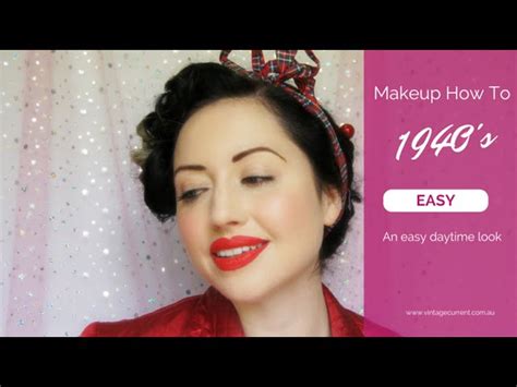 1940s Hair And Makeup Tutorial