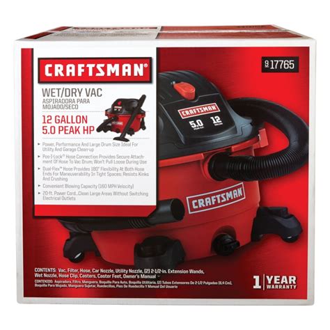 Craftsman Wet Dry Vac Manual Gallon