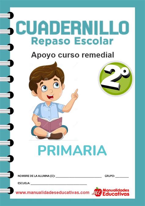 Cuadernillo Remedial Do De Primaria Espa Ol Escribe La