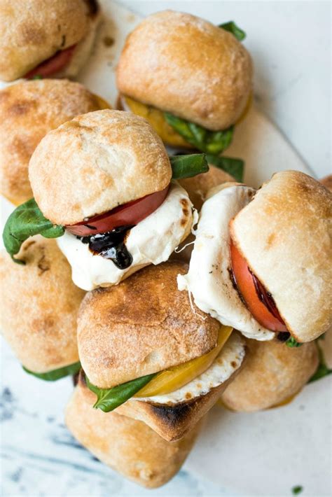 Caprese Sandwich Sliders Recipe Reluctant Entertainer