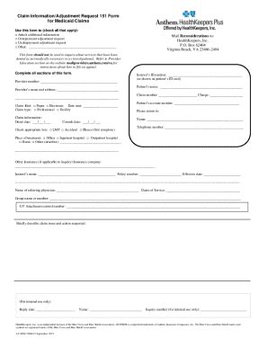 Fillable Online Pdf Claim Information Adjustment Request Form For