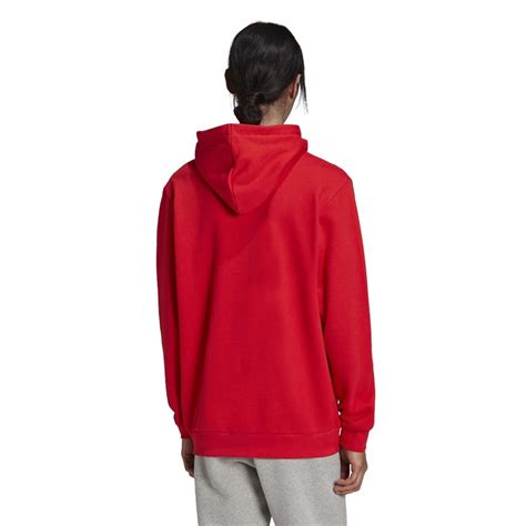 Adidas Originals Sweats à Capuche Adicolor Classics Trefoil Homme Rouge