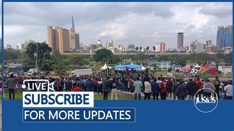 Live Current Situation In Nairobi CBD And Uhuru Park Youths Protest