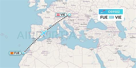 OS9502 Flight Status Austrian Airlines Fuerteventura To Vienna AUA9502