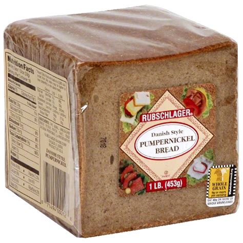 Rubschlager Danish Style Pumpernickel Bread Shop Loaves At H E B