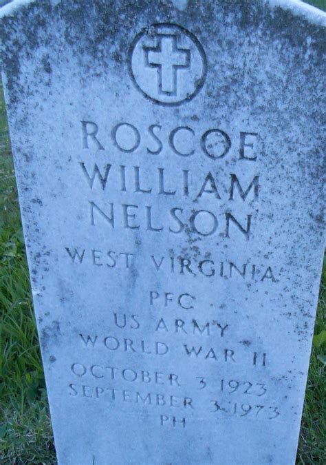 Pfc Roscoe William Nelson 1923 1973 Find A Grave Memorial