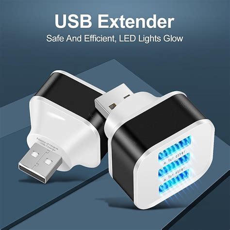 New 2.0HUB extender 3-port extended USB splitter USBHUB hub 2024 - $8.99