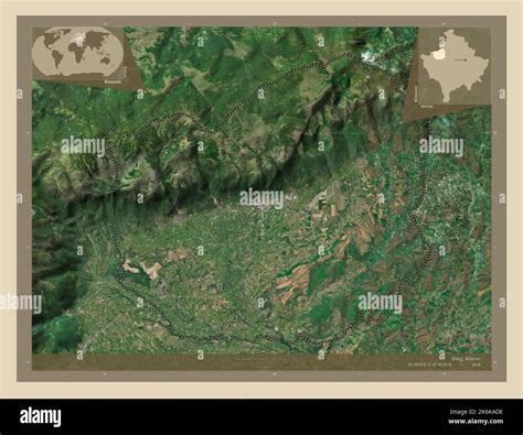 Istog Municipality Of Kosovo High Resolution Satellite Map Locations