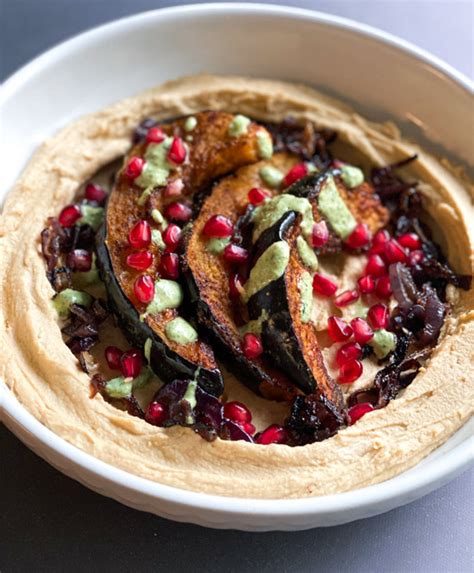 Fall Hummus Bowl - Three Teas Kitchen