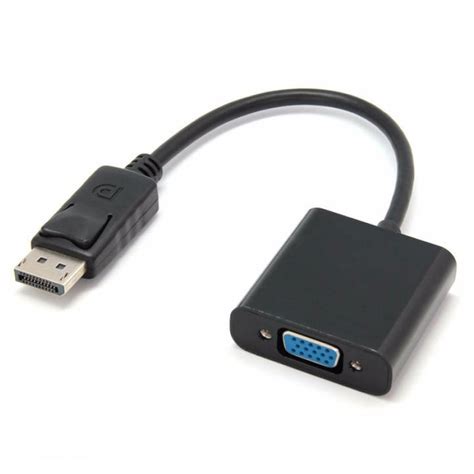 Adaptador Displayport Macho A Hembra Vga Awg Informatica Cables Y