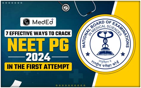 7 Effective Ways To Crack Neet Pg 2024 In The First Attempt