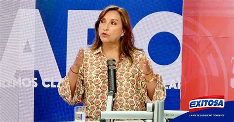 Presidenta Dina Boluarte Sobre Adelanto De Elecciones Es Una Muestra