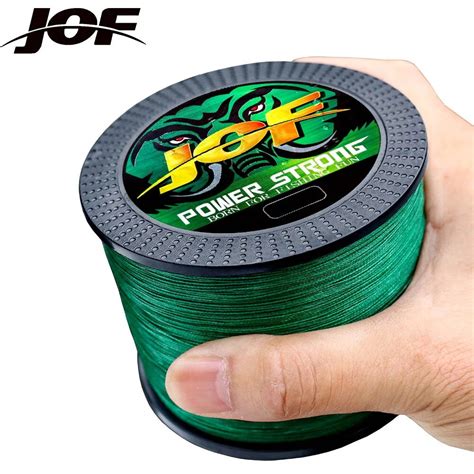 JOF 8 Strands 1000M 500M 300M Multicolor Braided Fishing Line