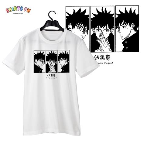 Jujutsu Kaisen Megumi Outline Anime Shirt Tshirt For Men For Women