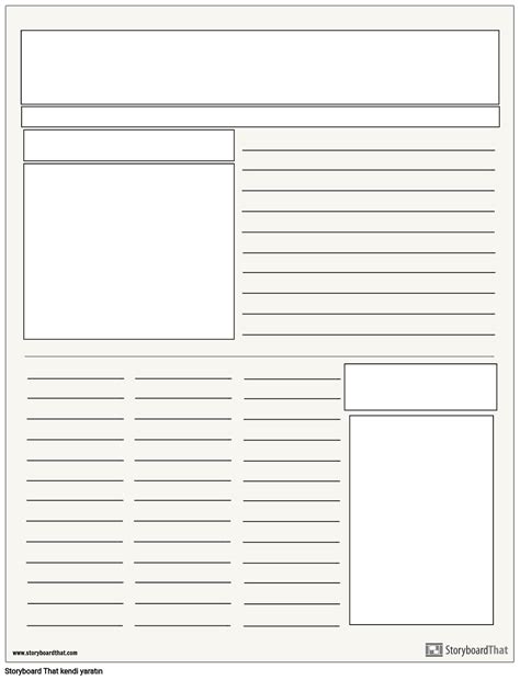 Gazete Posteri Storyboard Szerint Tr Examples