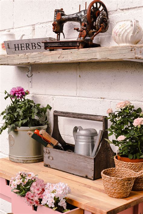 How To Hack An Ikea Forhoja Cart Into A Potting Bench Dainty Dress