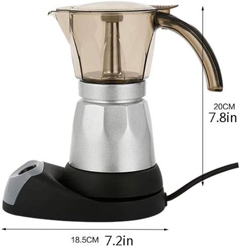 Electric Cuban Coffee Maker Espresso 1/6 Cups Cafetera, 50% OFF